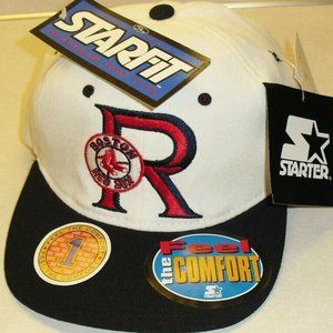 Boston Red Sox STARTER 90s Vintage Stretch Hat NEW